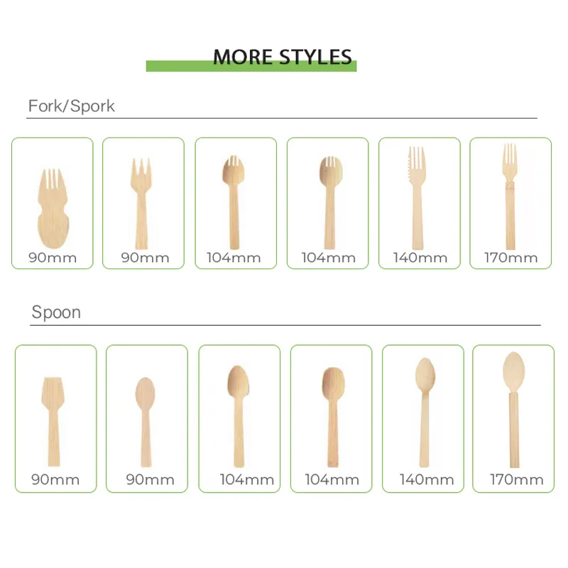 Biodegradable Spoons and Forks Cutlery