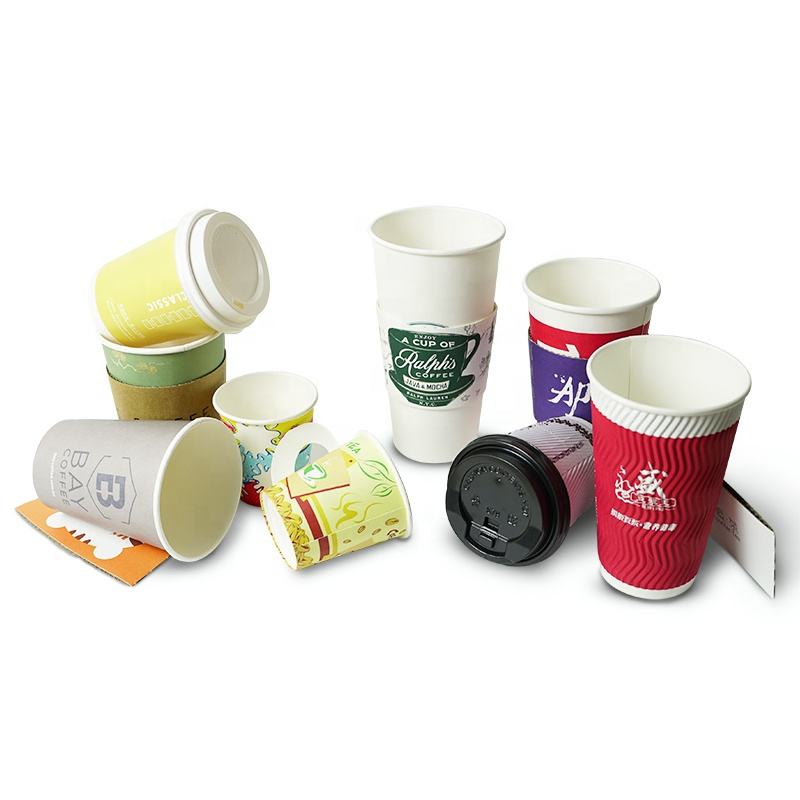 Disposable Paper Cups with Lid