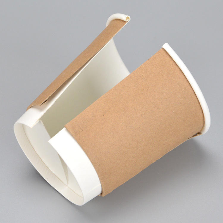 Disposable Kraft Paper Coffee Cup