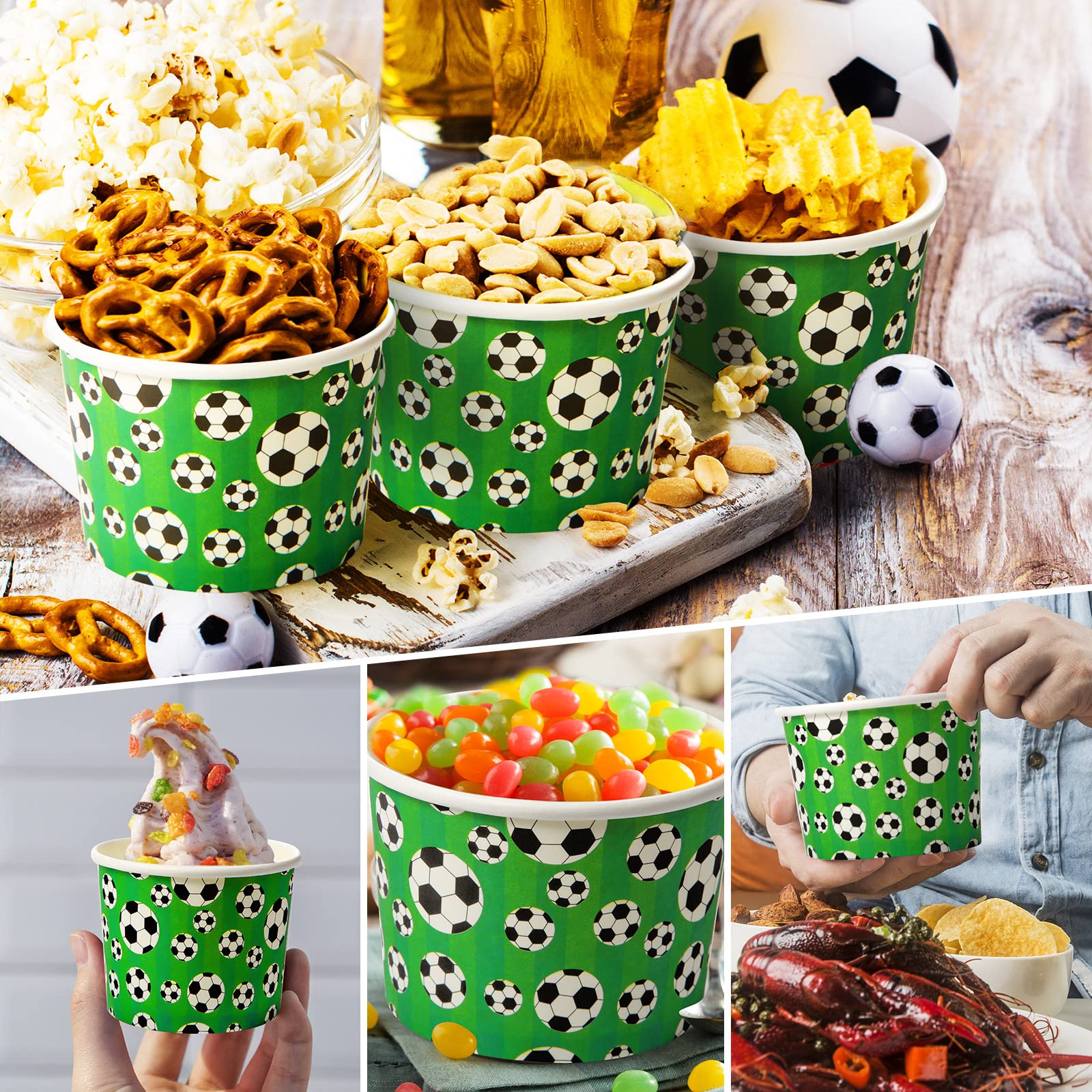 Customized Printed Logo Icecream Cups