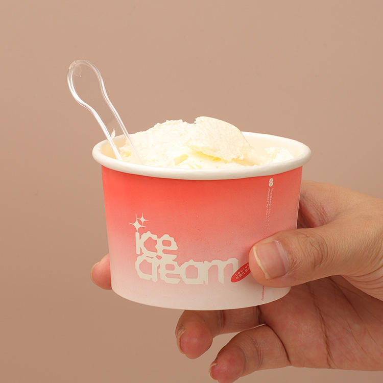 Ice Cream Cup 8oz With Dome Lids