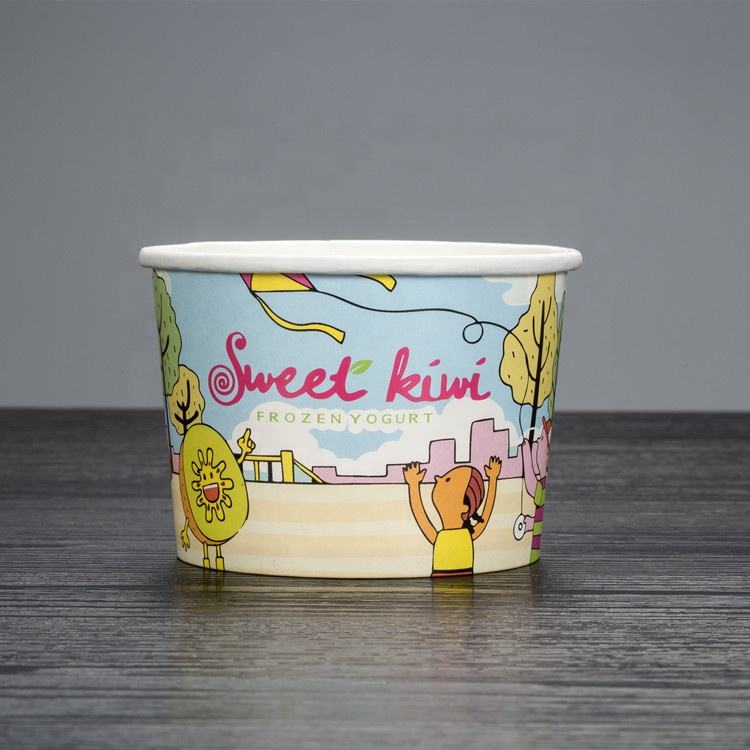 Paper Ice Cream Bowl with Lid