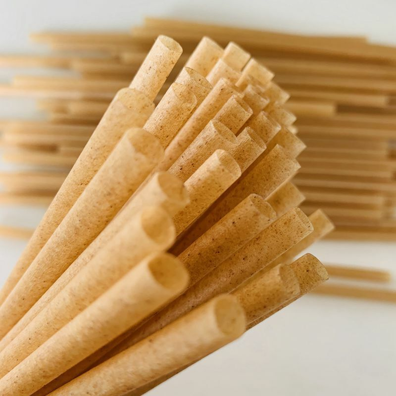 Natural Sugarcane Bagasse Straw