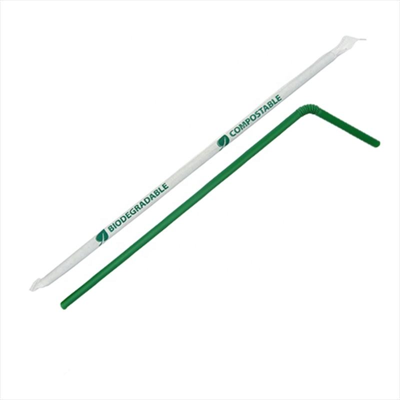 100% Biodegradable PLA Drinking Straws