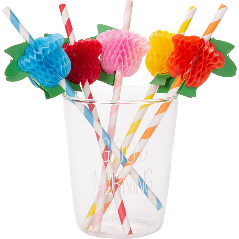 Paper Cocktail Drinking Straws