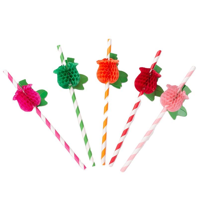 Paper Cocktail Drinking Straws