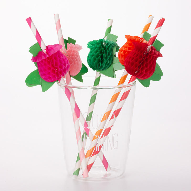 Paper Cocktail Drinking Straws