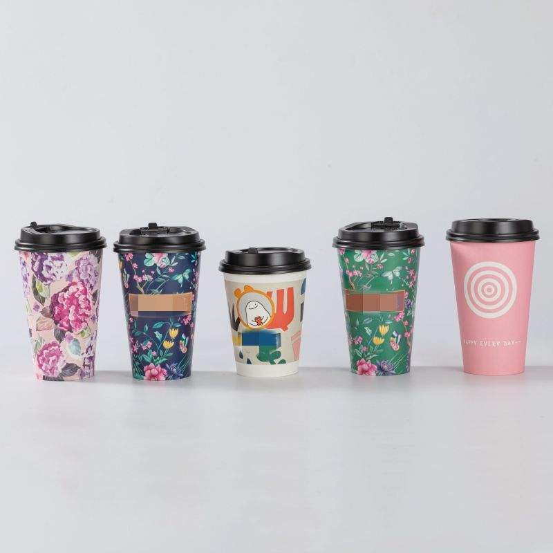 Coffee Paper Cup with Lids