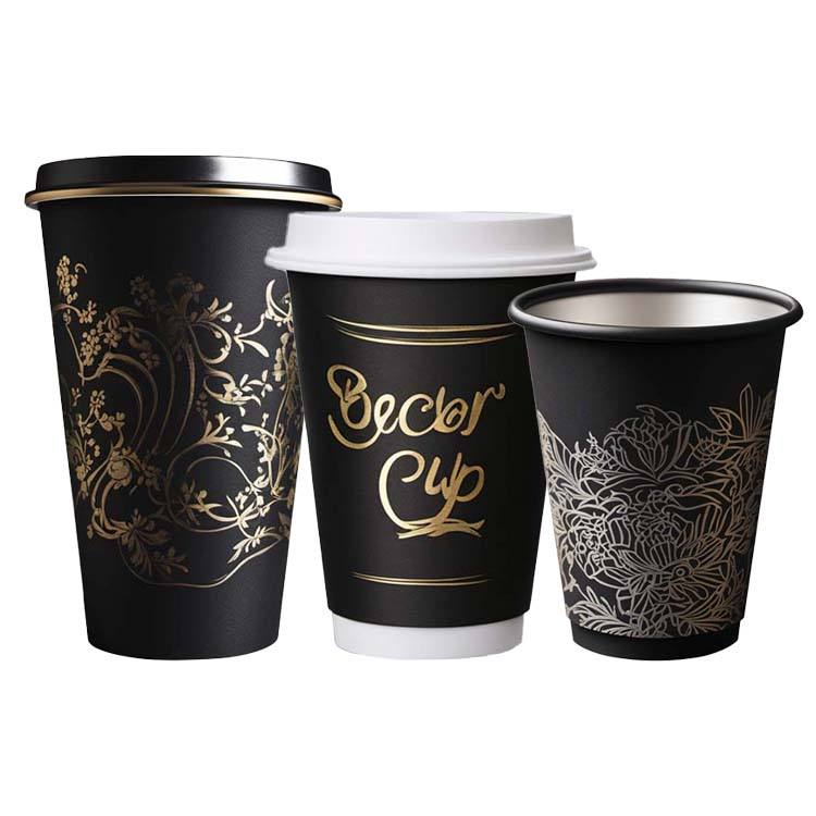 Biodegradable Paper Cups with Lids