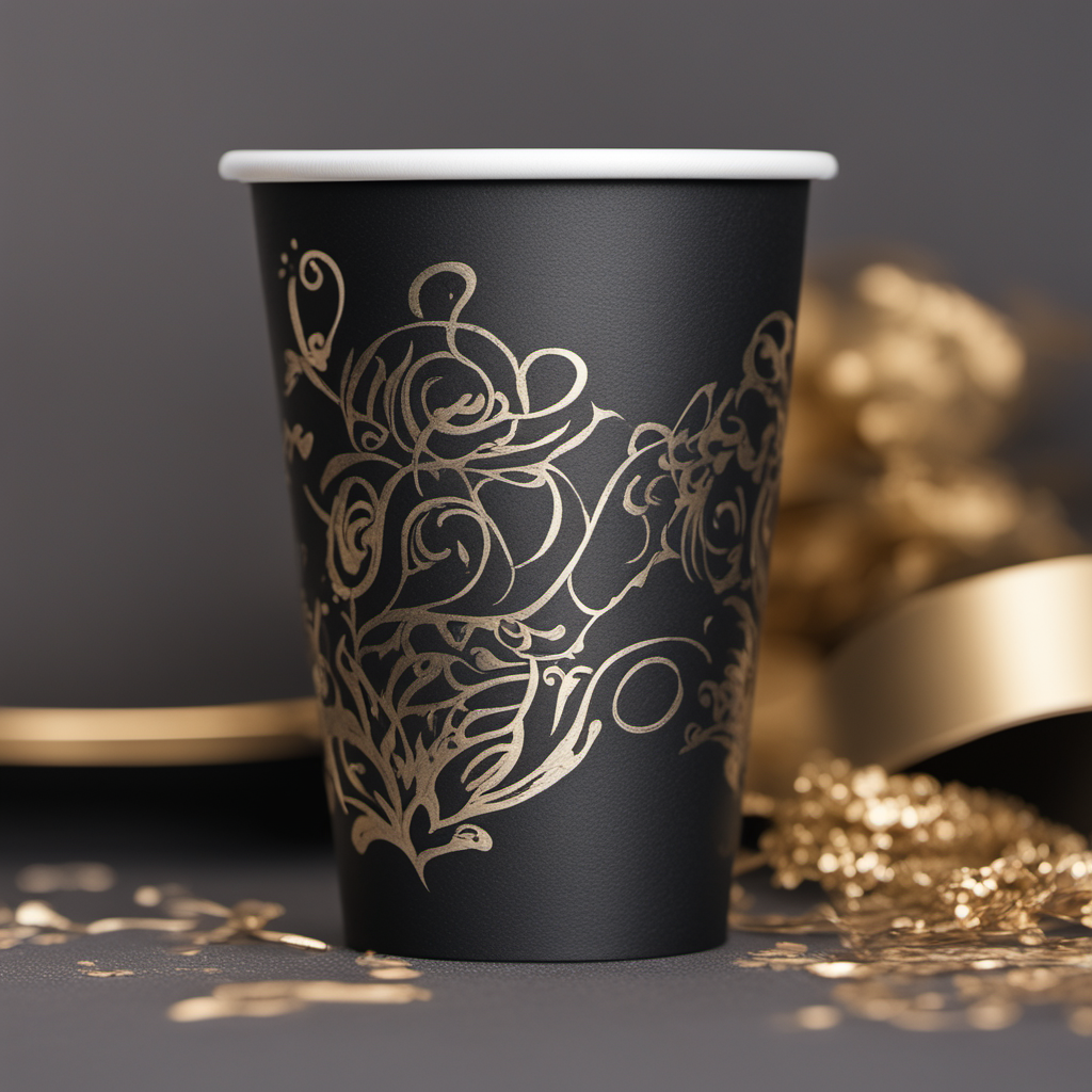 Biodegradable Paper Cups with Lids